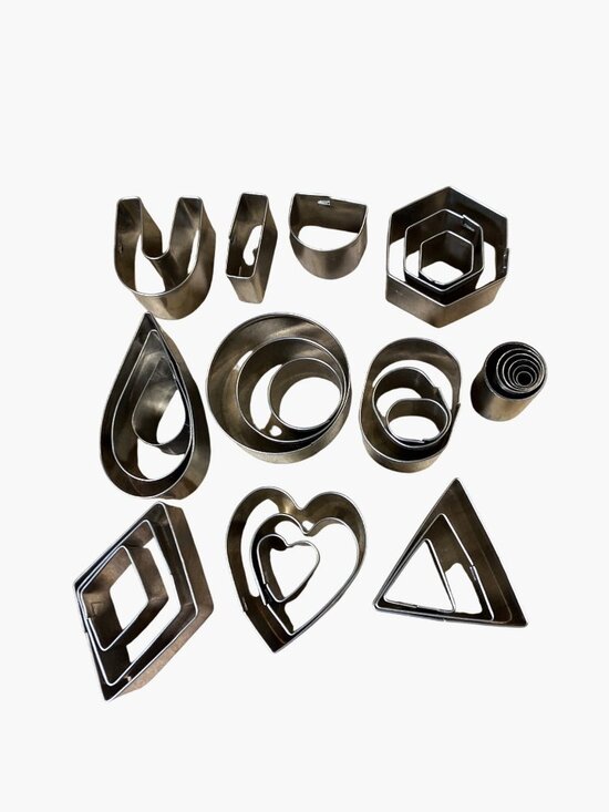 Other - Stainless Steel Small Mini Cookie Cutters In Various Shapes For Baking or Crafti
